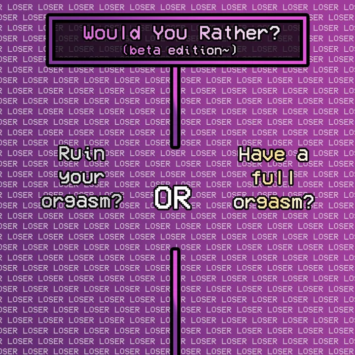 I PRESENT: would you rather? BETA EDITION :3 (image 2 of 12)