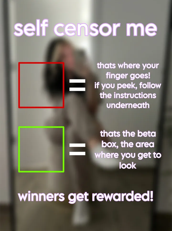 A quick self censor game! Cheating has consequences... (image 1 of 8)