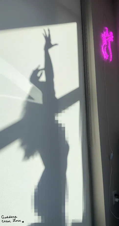 Even my shadow is censored for you beta 🚫 (image 1 of 4)