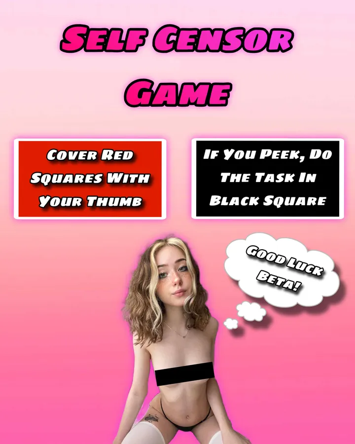 Self Censor Game | You don’t want to do these tasks right? (image 1 of 20)