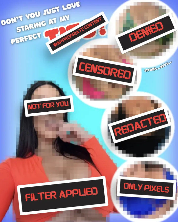 access denied! sorry loser, titties aren't for us
