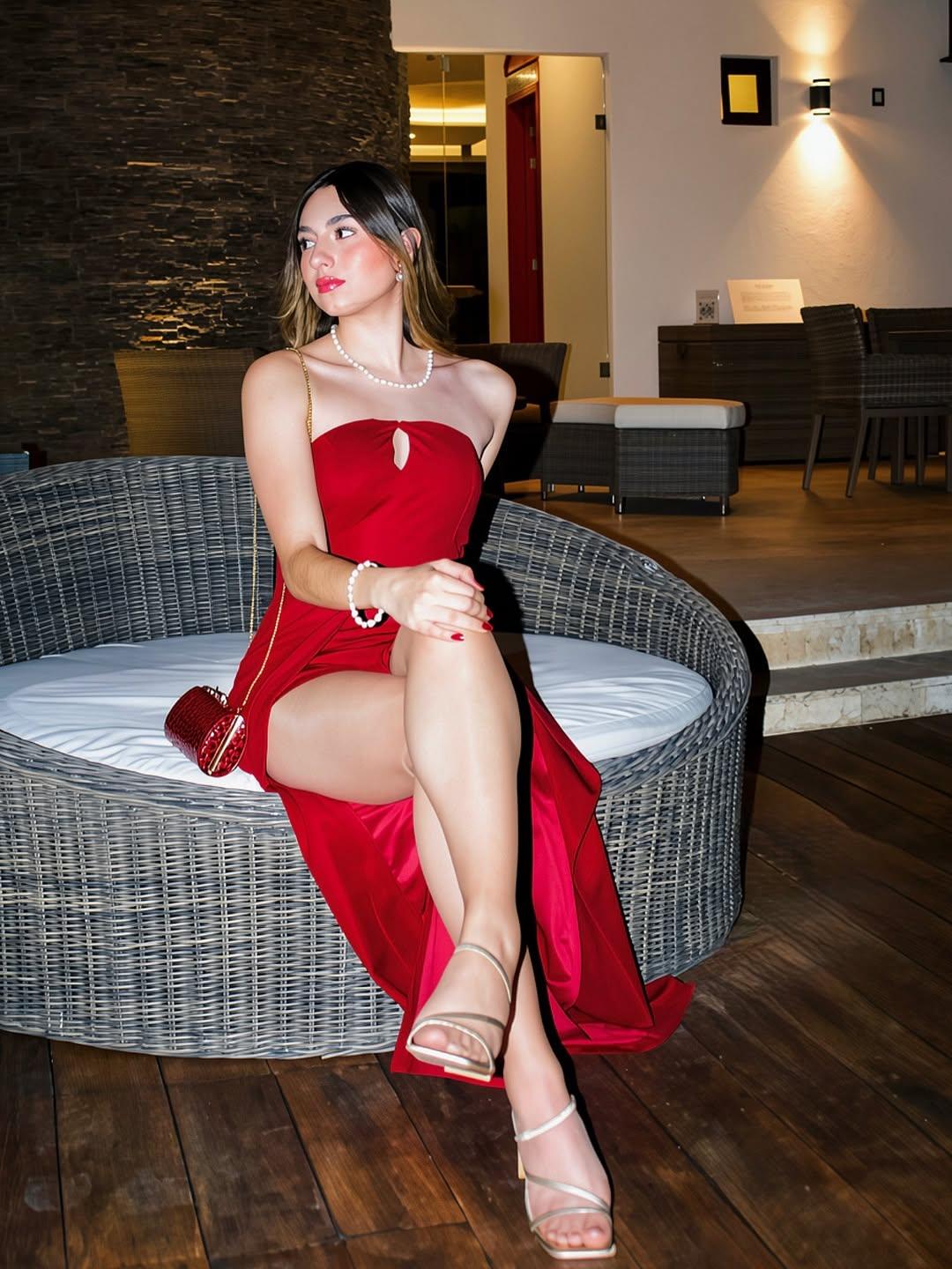 Red dress (image 2 of 2)