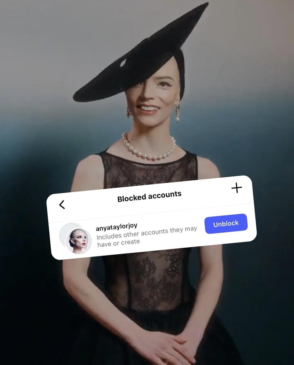 Anya Taylor Joy - Of the 64 celebrities I’ve blocked, AI decided it was her turn for me to see for a few minutes again and... (image 8 of 8)